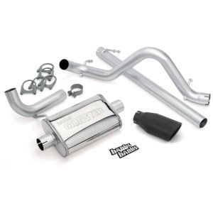 Jeep Wrangler Performance Exhaust - Banks Power - Monster Cat Back - Black - `07-`11